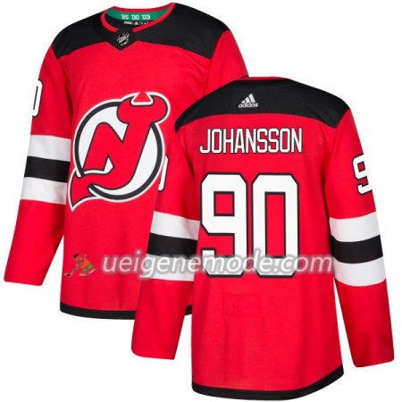 Herren Eishockey New Jersey Devils Trikot Marcus Johansson 90 Adidas 2017-2018 Rot Authentic